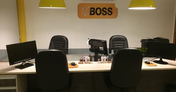 Ambiente de trabalho da No Boss Technology